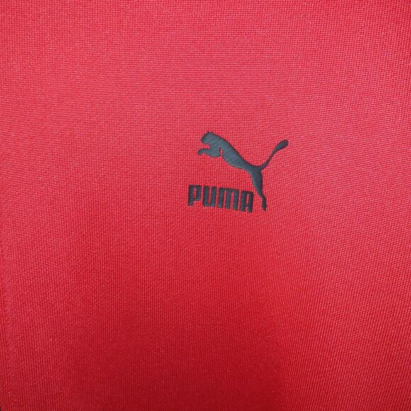 Men's Puma Red Black Full Zip Track Jacket Size 3XL Fall Spring Everyday Comfort - Picture 5 of 16
